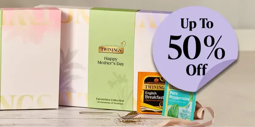  Up to 50% on selected Mother's Day gifting